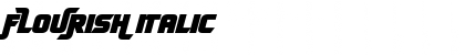 Download FLOURISH Italic Font Title Preview