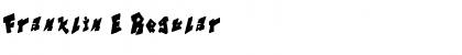 Download Franklin E Regular Font Title Preview