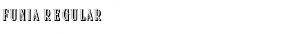 Download Funia Regular Font Title Preview