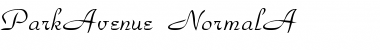 Download ParkAvenue NormalA Font Title Preview