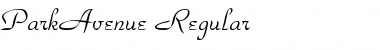 Download ParkAvenue Regular Font Title Preview