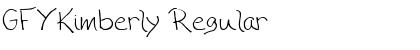 Download GFYKimberly Regular Font Title Preview