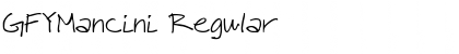 Download GFYMancini Regular Font Title Preview