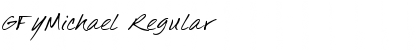 Download GFYMichael Regular Font Title Preview