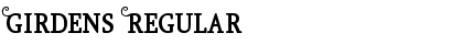 Download Girdens Regular Font Title Preview