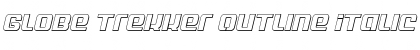 Download Globe Trekker Outline Italic Outline Italic Font Title Preview