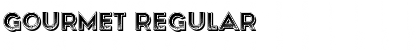 Download Gourmet Regular Font Title Preview