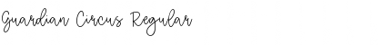 Download Guardian Circus Regular Font Title Preview