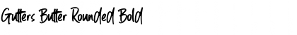 Download Gutters Butter Rounded Bold Font Title Preview
