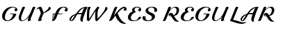 Download Guyfawkes Regular Font Title Preview