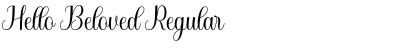 Download Hello Beloved Regular Font