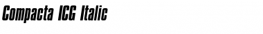 Download Compacta ICG Italic Font Title Preview