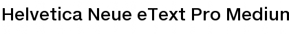 Download Helvetica Neue eText Pro Medium Font