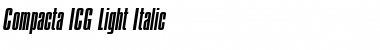 Download Compacta ICG Light Italic Font Title Preview