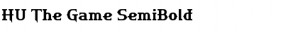 Download HU The Game SemiBold Font