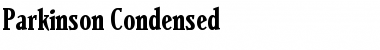 Download Parkinson Regular Font Title Preview