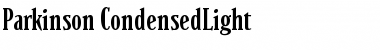 Download Parkinson Regular Font Title Preview