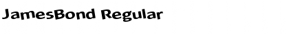 Download JamesBond Regular Font Title Preview
