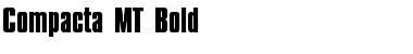 Download Compacta MT Bold Font Title Preview
