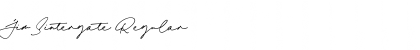 Download Jim Sintergate Regular Font Title Preview
