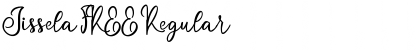 Download Jissela FREE Regular Font Title Preview
