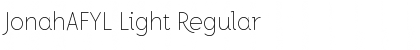 Download JonahAFYL Light Regular Font Title Preview
