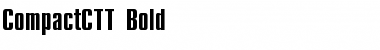 Download CompactCTT Bold Font Title Preview