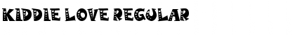 Download Kiddie Love Regular Font Title Preview