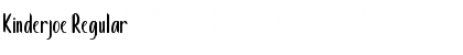 Download Kinderjoe Regular Font Title Preview