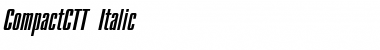 Download CompactCTT Italic Font Title Preview