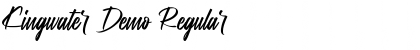 Download Kingwater Demo Regular Font Title Preview