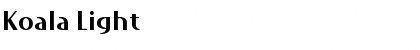 Download Koala Light Font Title Preview
