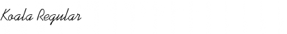 Download Koala Regular Font Title Preview