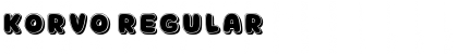 Download Korvo Regular Font Title Preview