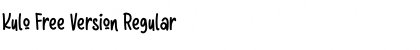 Download Kulo Free Version Regular Font Title Preview
