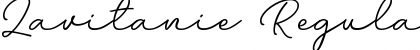 Download Lavitanie Regular Font Title Preview