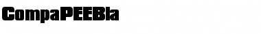 Download CompaPEEBla Regular Font Title Preview