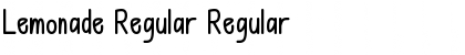 Download Lemonade Regular Regular Font Title Preview