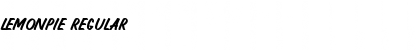 Download LEMONPIE Regular Font Title Preview