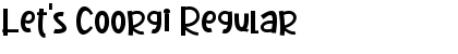 Download Let's Coorgi Regular Font Title Preview