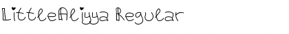 Download LittleAliyya Regular Font Title Preview
