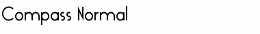 Download Compass Normal Font Title Preview