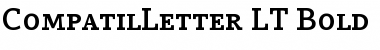 Download CompatilLetter LT Regular Font Title Preview