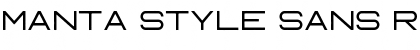 Download Manta Style Sans Rough DEMO Regular Font Title Preview