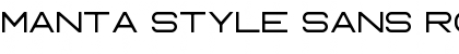 Download Manta Style Sans Round DEMO Regular Font Title Preview