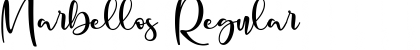 Download Marbellos Regular Font Title Preview