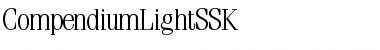Download CompendiumLightSSK Regular Font Title Preview