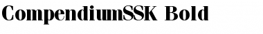 Download CompendiumSSK Bold Font Title Preview