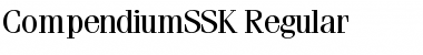 Download CompendiumSSK Regular Font Title Preview