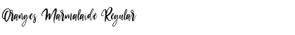 Download Oranges Marmalaide Regular Font Title Preview